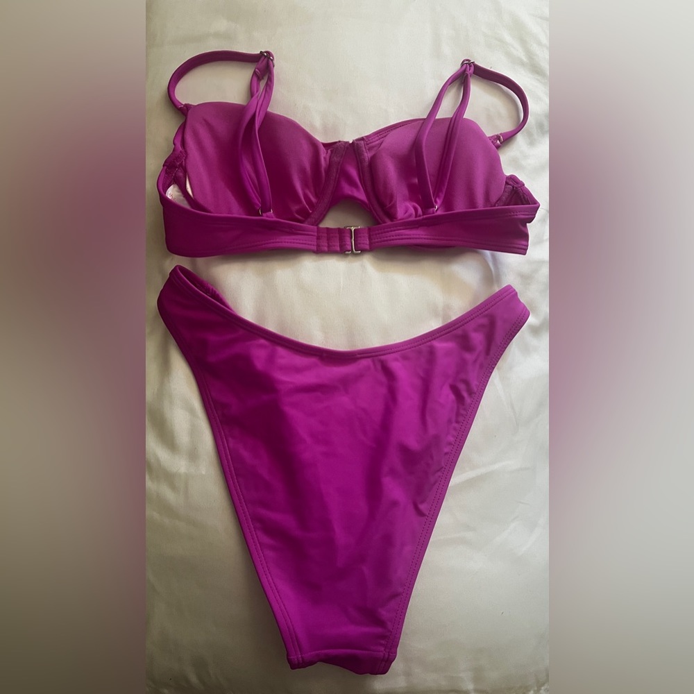 Purple High-Cut Bikini - Picture 2 of 2